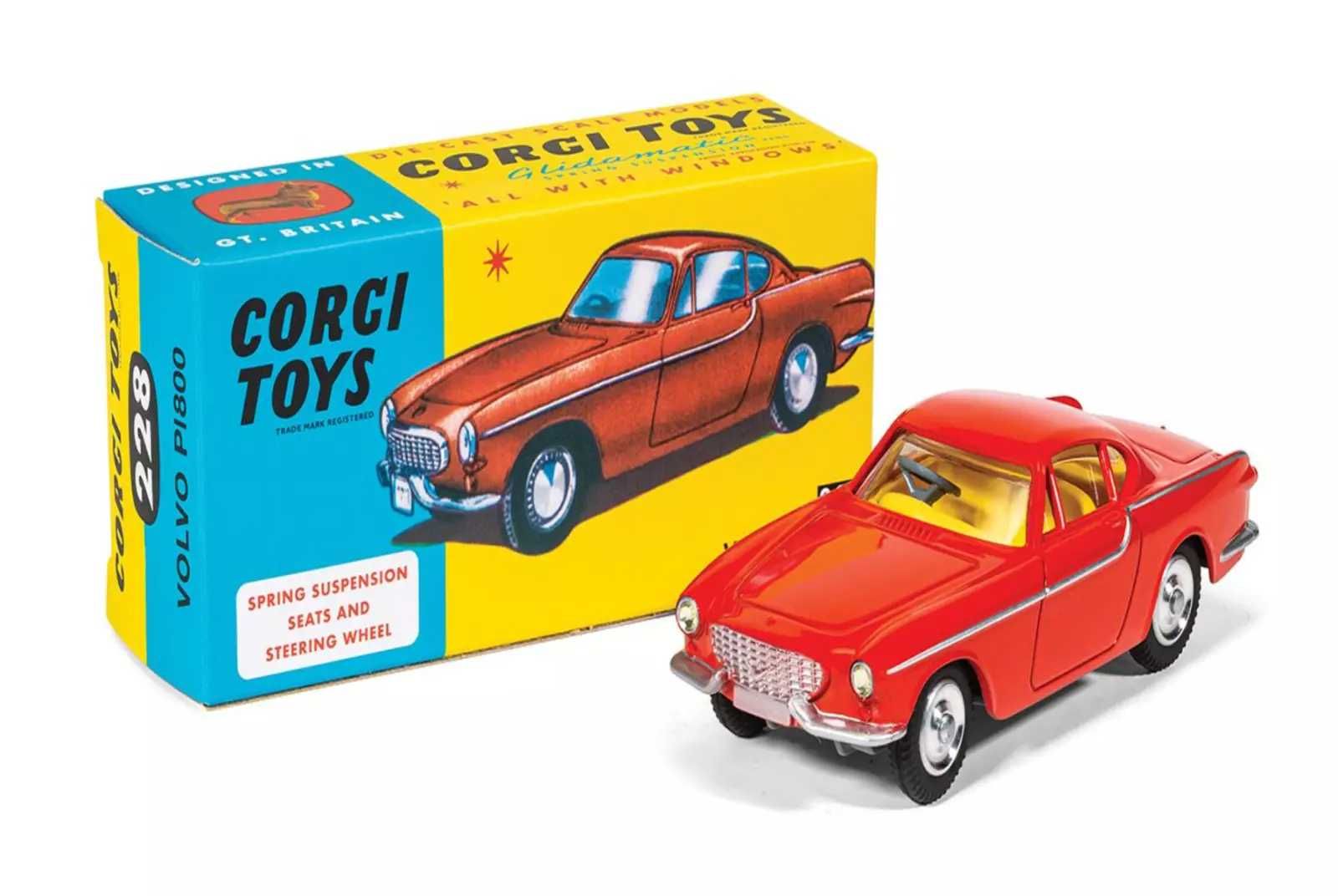 Volvo P1800 red - Corgi Toys #228 - esc.1/43 - Novo