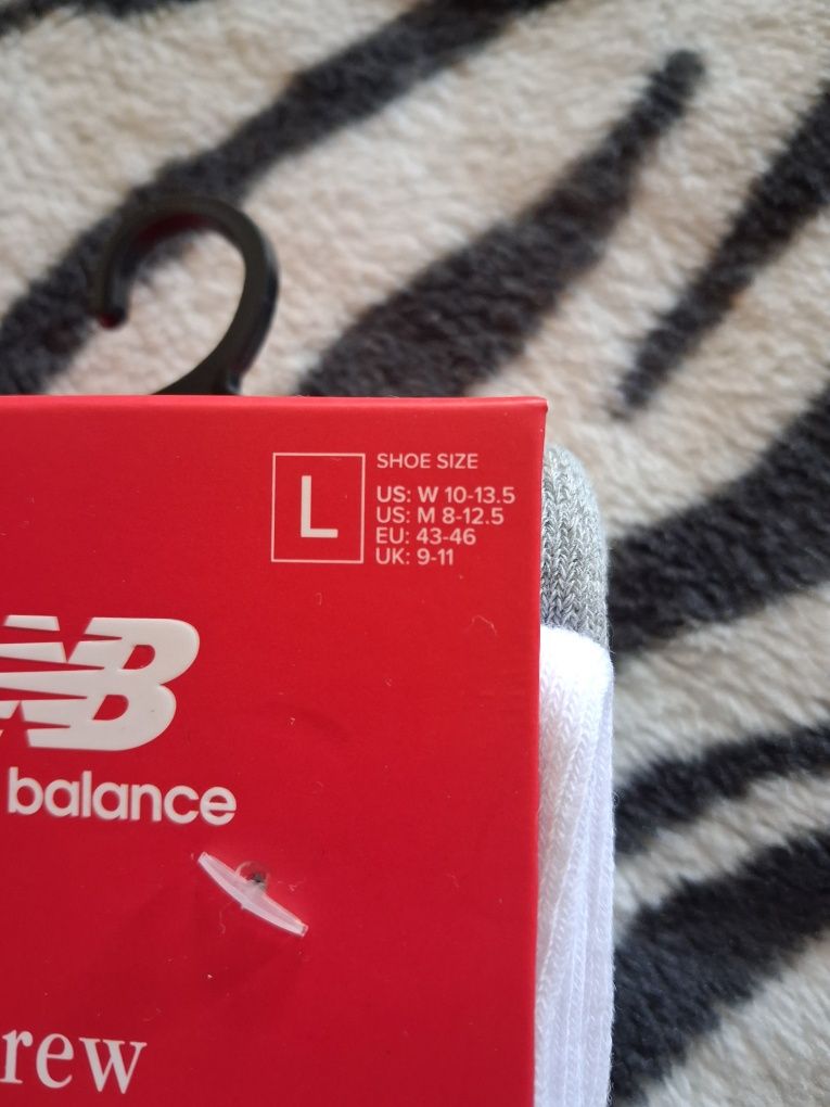 Skarpety bawełniane New Balance 43-46 3 pary nowe z metką