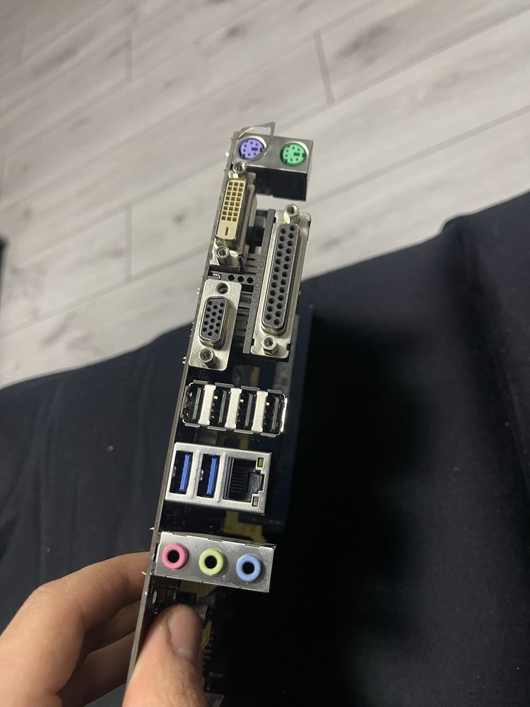 Мат.плата Asus hb1m-c з процесором і озу