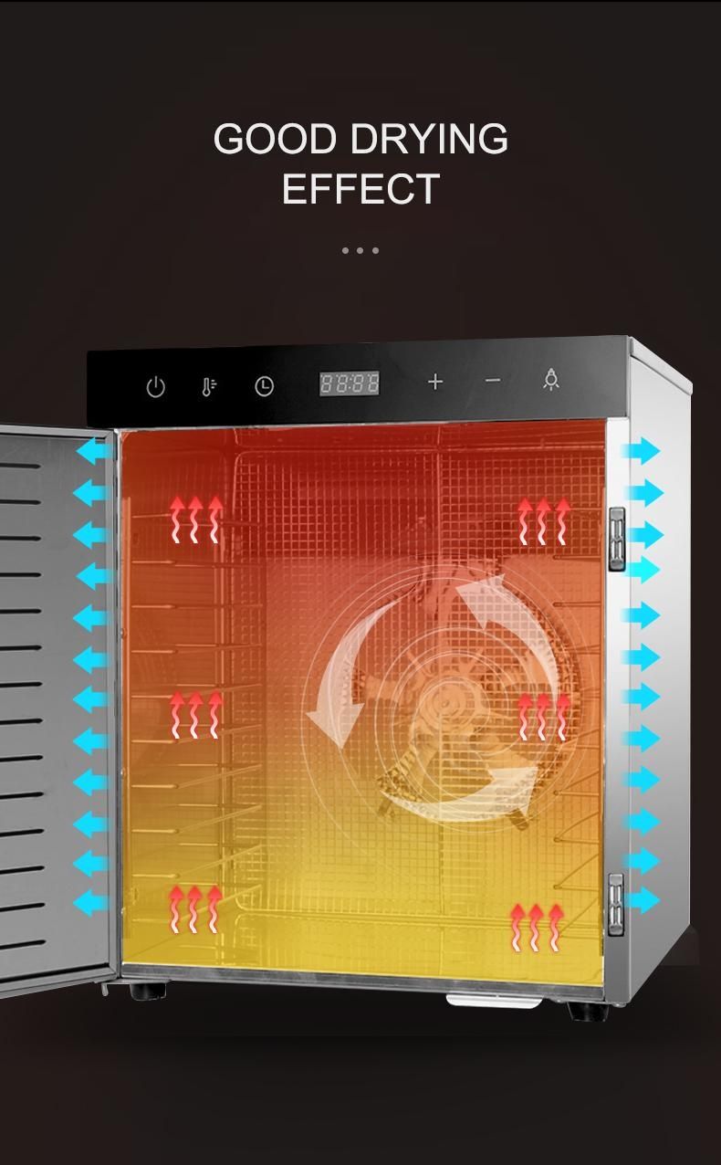 Дегідратор - Сушіння для фруктів - сушарка для овочів 12 решіток