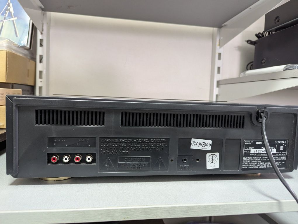 Denon DRM-510. Stereo Cassette Deck. MPX, Dolly NR. Вес 4кг. JAPAN
