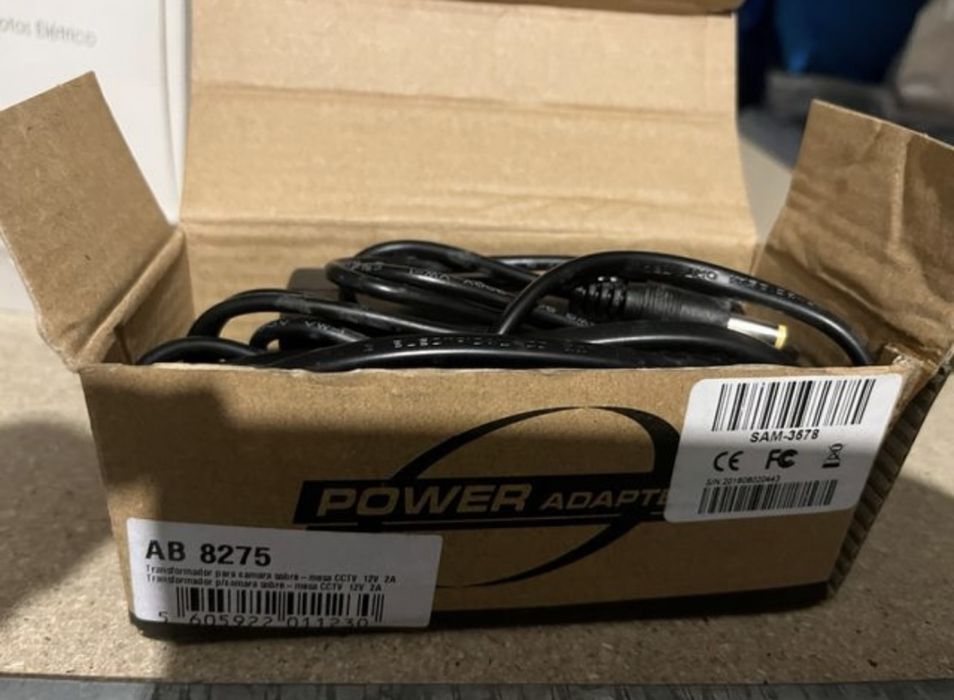 Transformador/Adaptador 12v 2A DC