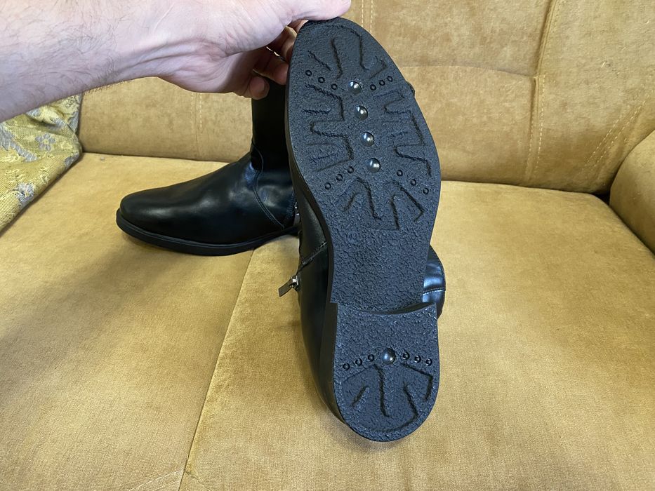 Сапоги військові на міху чорні нові дуже гарні парадні