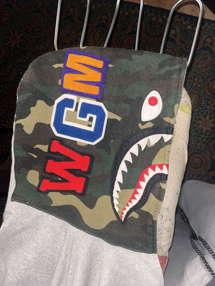 Bape Bapeland 1st Anniversary Shark Hoodie