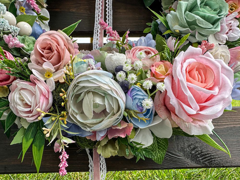 Wianek na drzwi ze światełkami 44cm. 062501