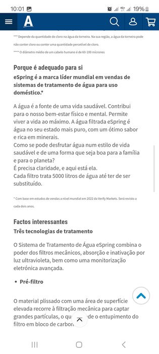 Nova eSpring | Maquina purificadora de água