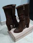 Botas de camurça, N°38