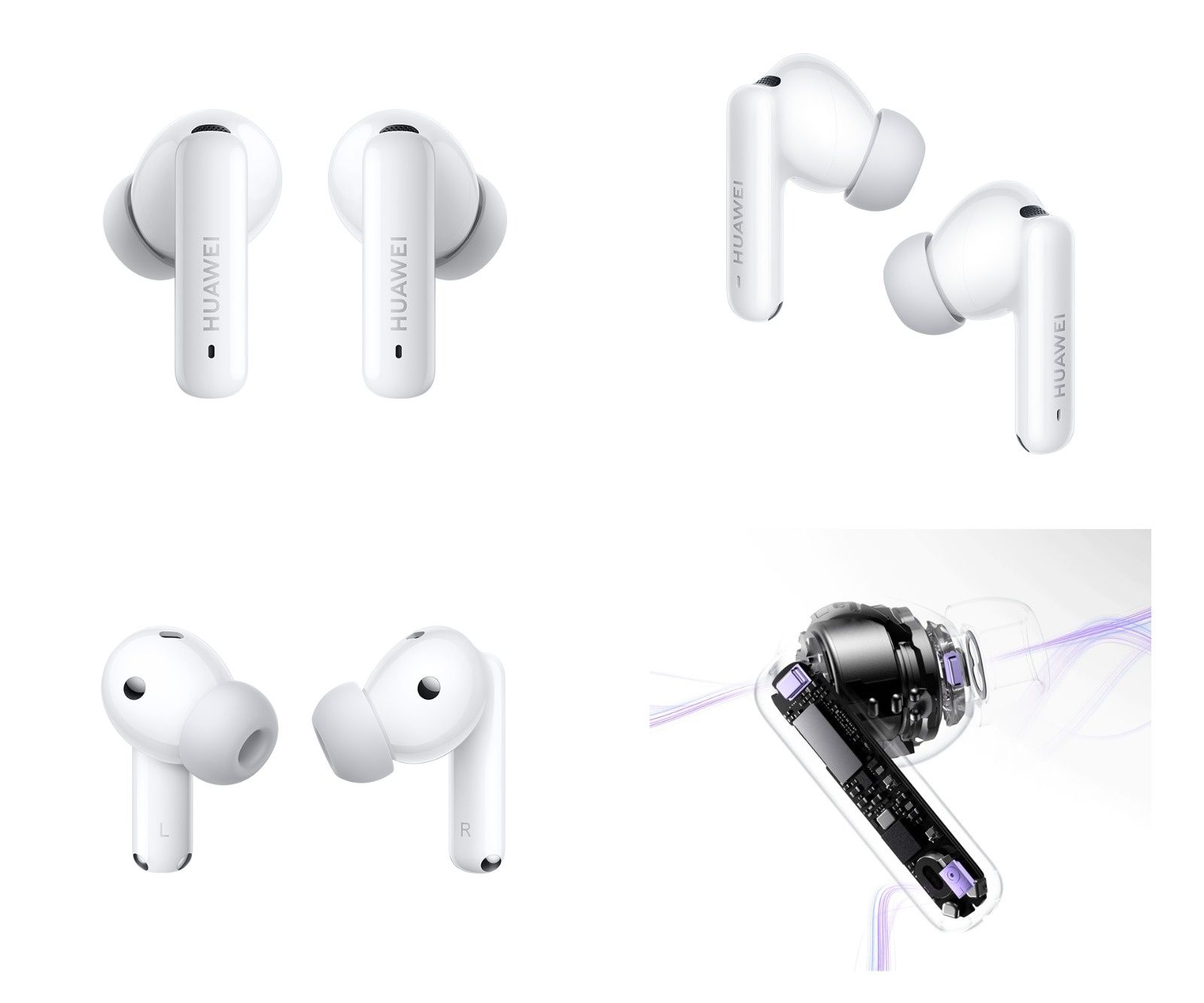 NOWE HUAWEI FreeBuds 6i Białe Słuchawki Bluetooth bezprzewodowe