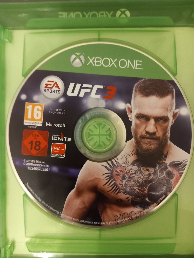 gra ufc 3 na konsole x box one