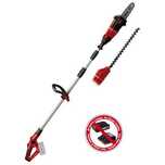 CORTA-SEBES E ELECTROSSERRA C/BRAÇO EXTENSIVEL GE-HC 18 LI T A BATERIA EINHELL