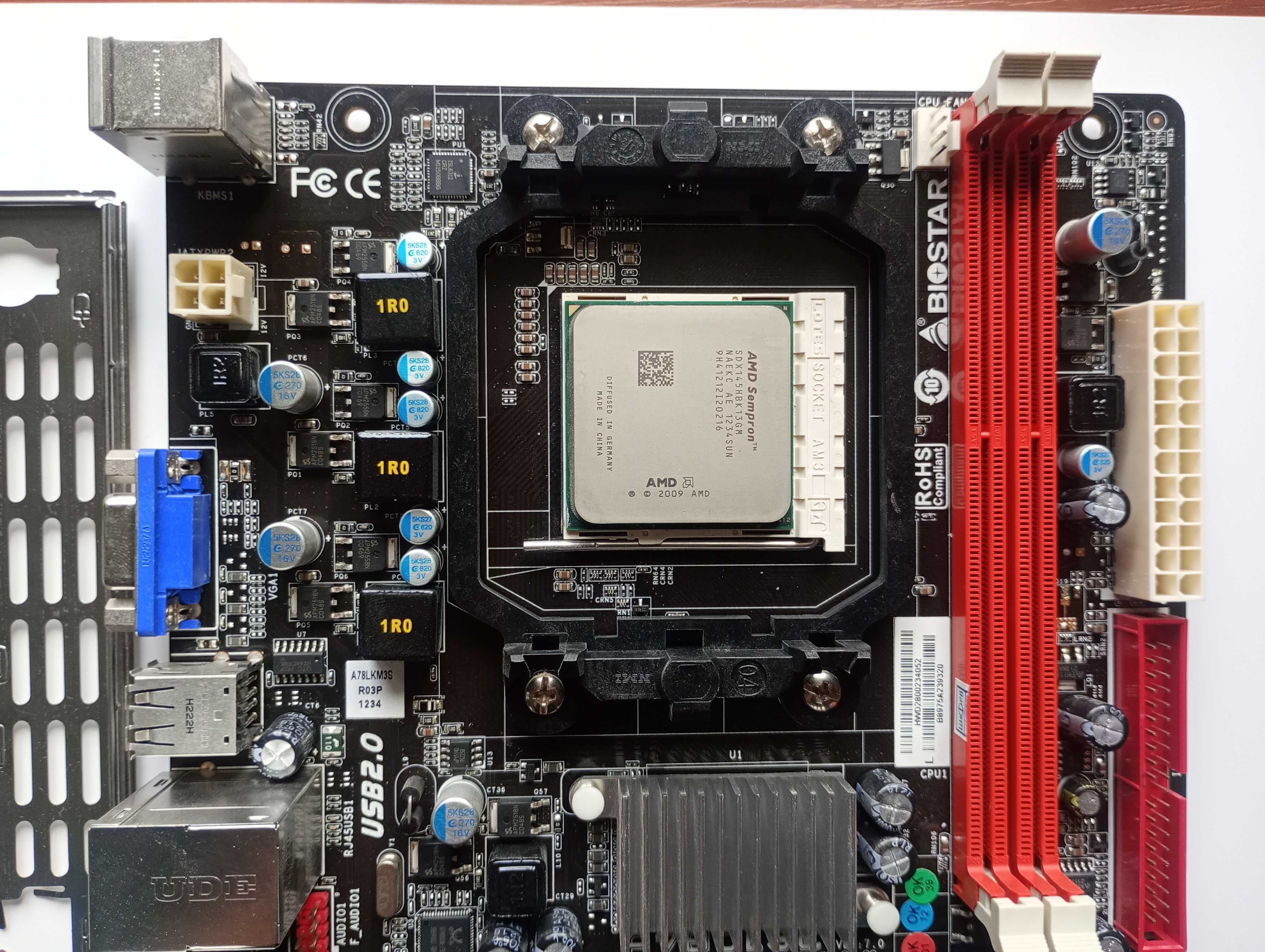 Biostar A780L3C (sAM3, DDR3, AMD 760G, PCI-Ex16)