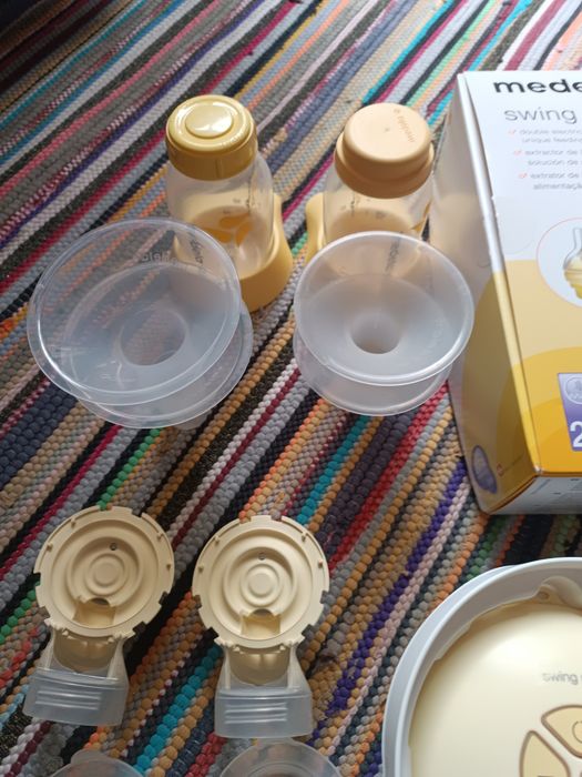 Bomba dupla tirar leite medela swing maxi