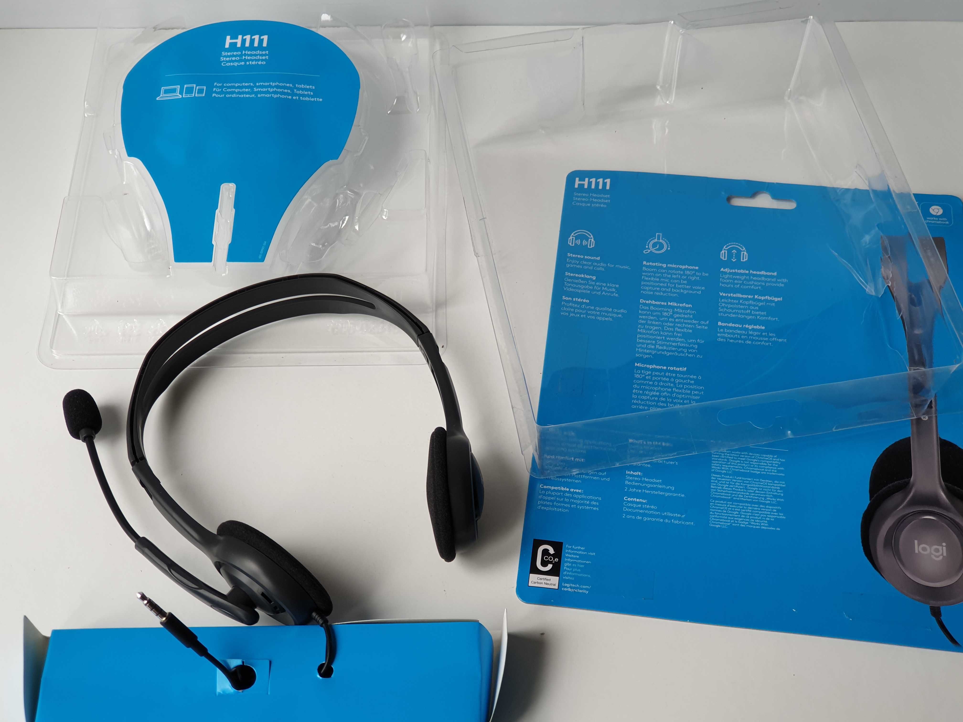 Навушники Logitech H111 з мікрофоном