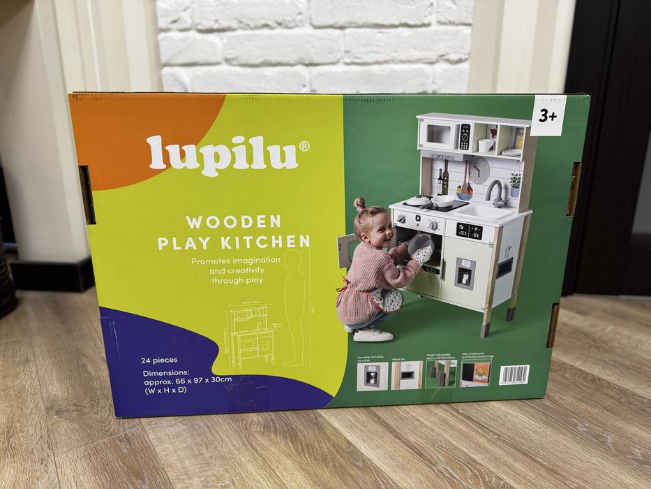 Дитяча деревʼяна кухня ikea, lupilu, playtive