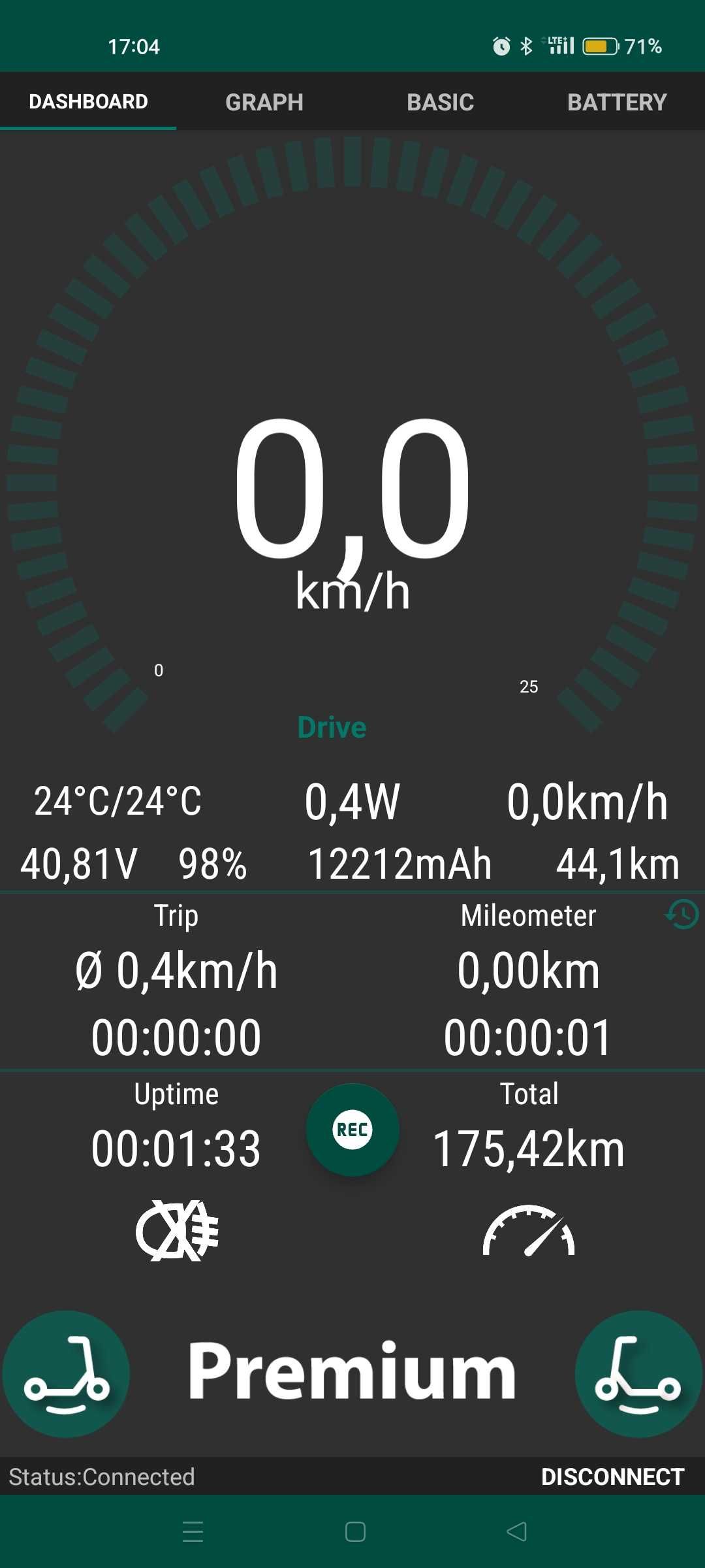 Hulajnoga elektryczna XIAOMI Mi Pro 2 ( przebieg 180km )