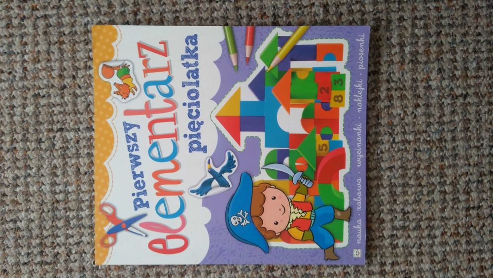 Elementarz pięciolatka pisanie liczenie przedszkole