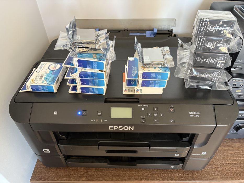 Drukarka EPSON WF-7210 z zestawem tuszy!