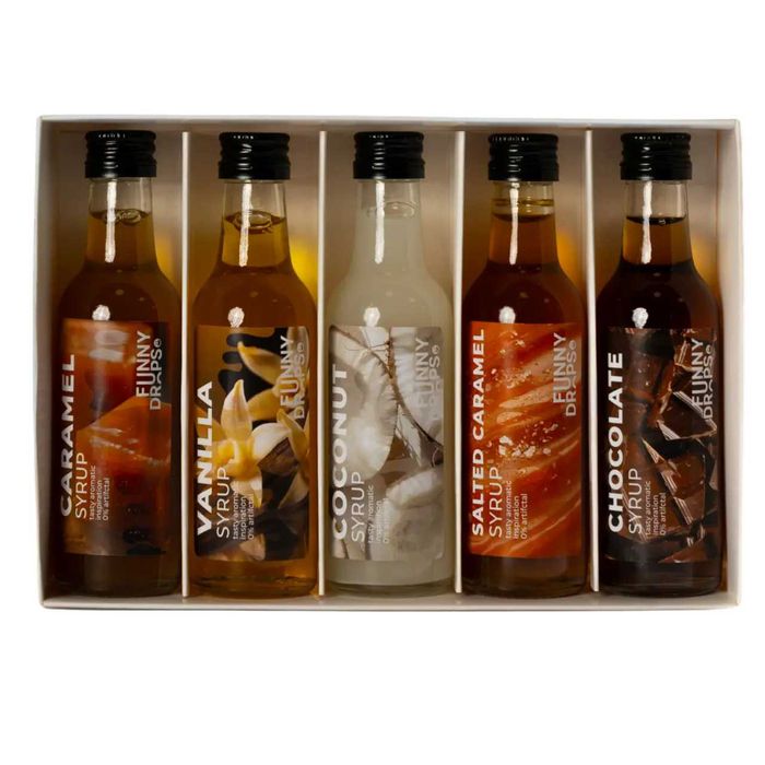 Набор сиропов Funny Drops Coffee line 5 шт по 50 мл