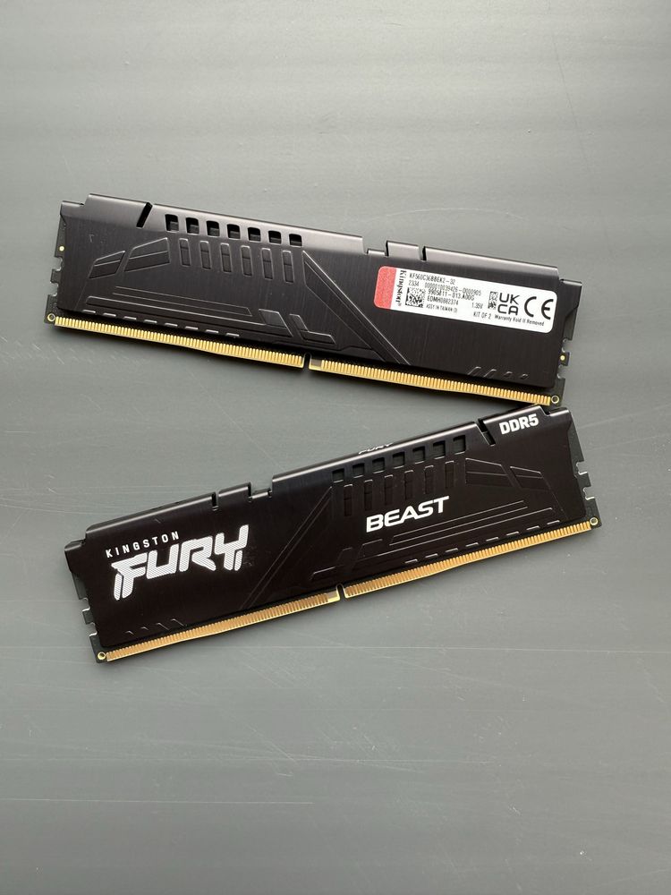 Kingston Fury Beast 32GB (2x16GB) 6000MHz CL36