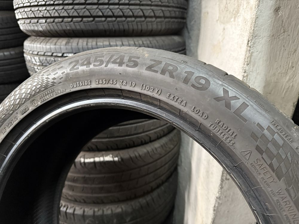 2xContinental 245 45r19., 2023 6.3mm