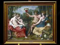 Nuyssen, Abraham Ceres Bacchus Venus quadro tela placa ID