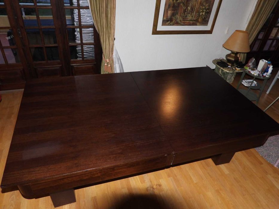 Mesa de Bilhar como mesa de pingue-pongue ou mesa de jantar.