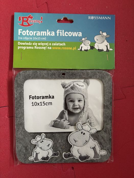 Ramka fotoramka filcowa rossnę rossmann