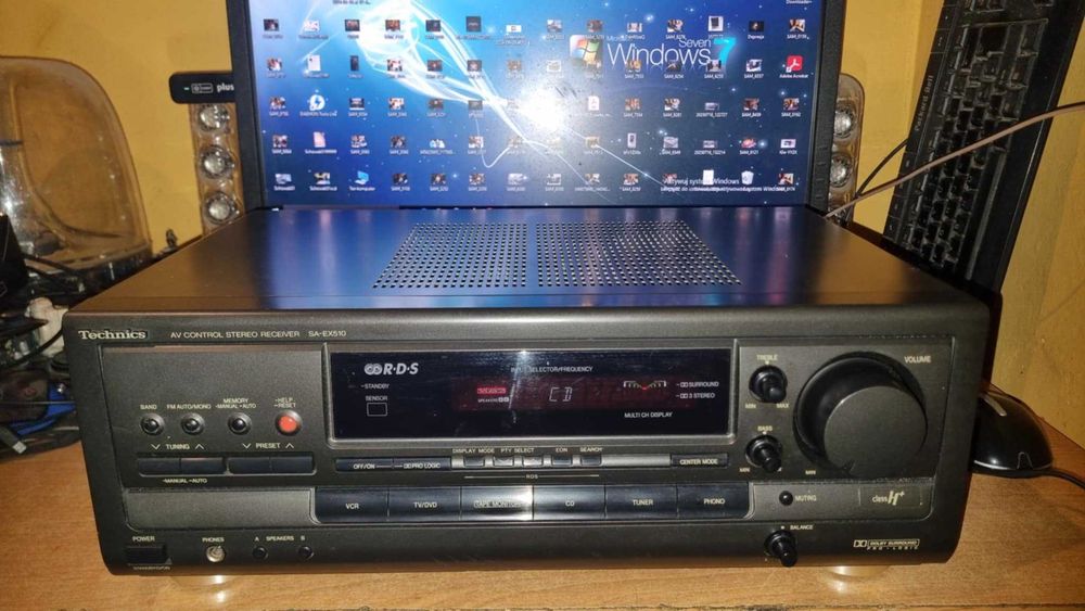Amplituner TECHNICS SA-EX510 stereo 2 pary kolumn i 5.1
