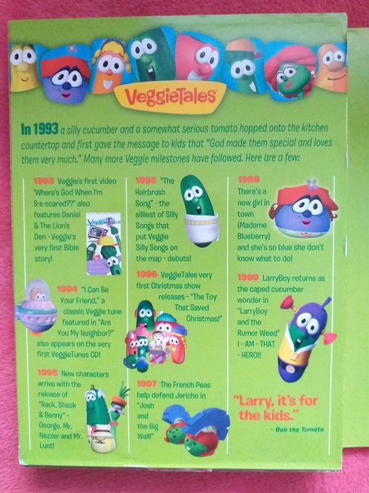 10 DVD piosenki dla dzieci po angielsku Veggie Tales