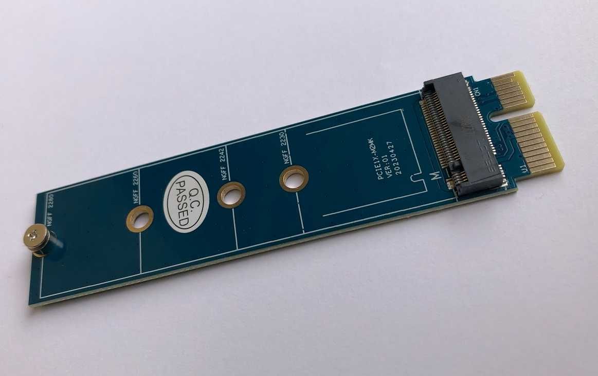Adapter na dysk M.2 NMVe PCI-E SSD * Video-Play Wejherowo