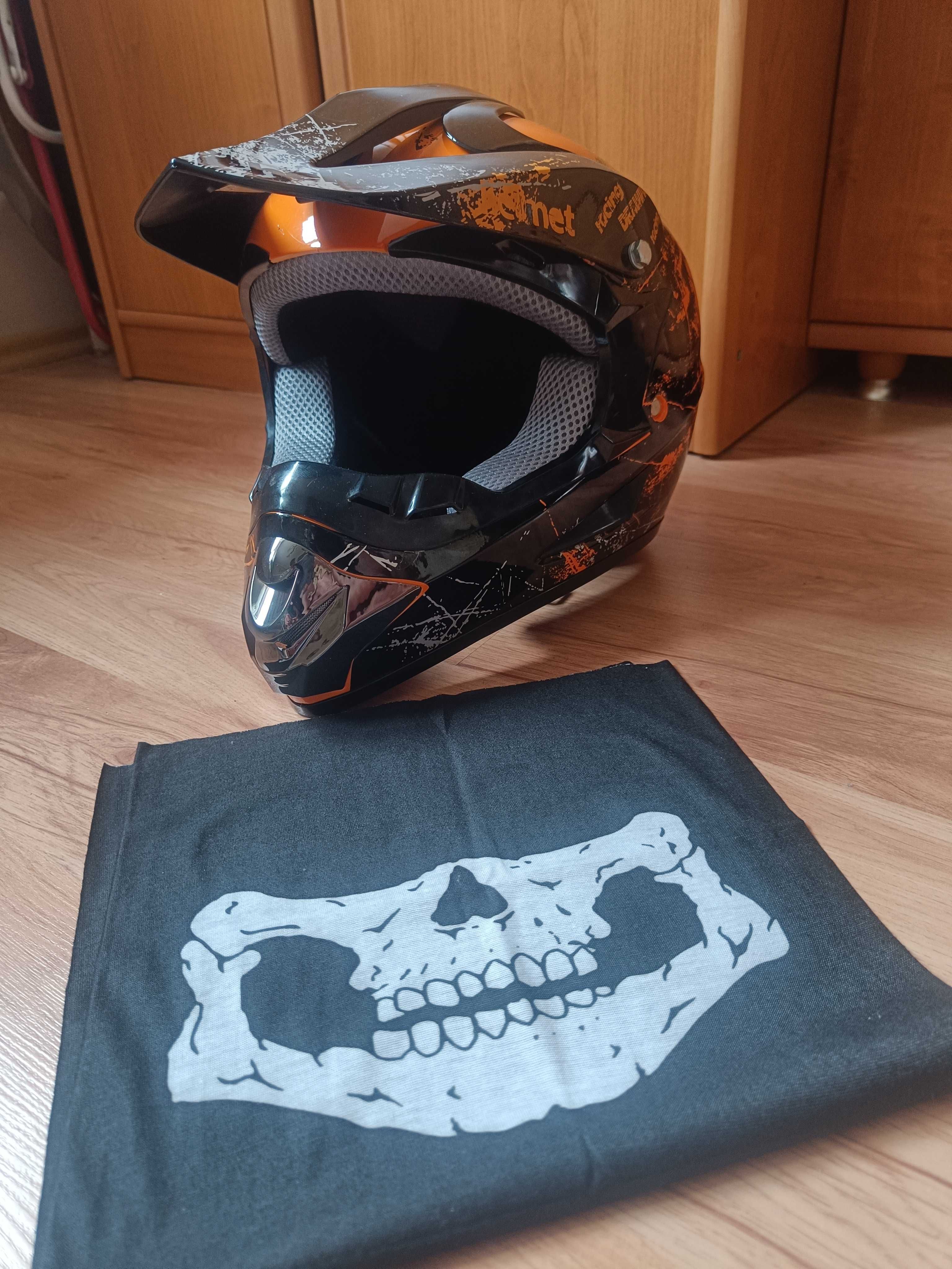 Kask rowerowy enduro MTB komin Ghost