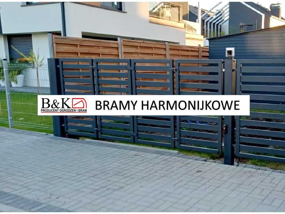 /// Brama harmonijkowa / niezawodna na lata! / PRODUCENT B&K Security