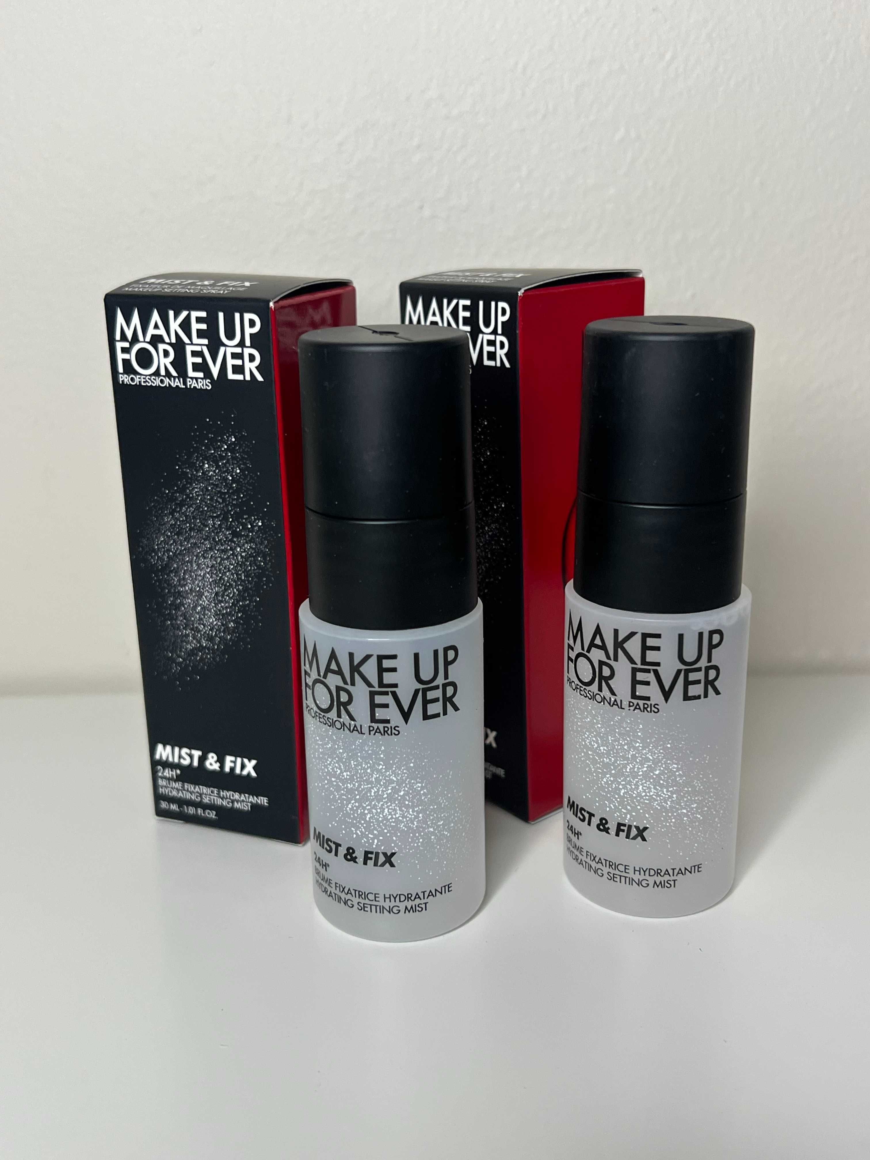 MAKE UP FOR EVER Mist Fix Mgiełka utrwalająca travel podróż 30ml 2szt
