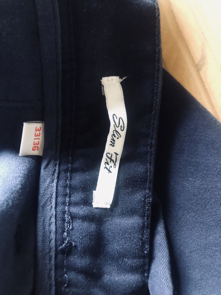 Spodnie granatowe casual EDC by Rsprit rozmiar 33/36