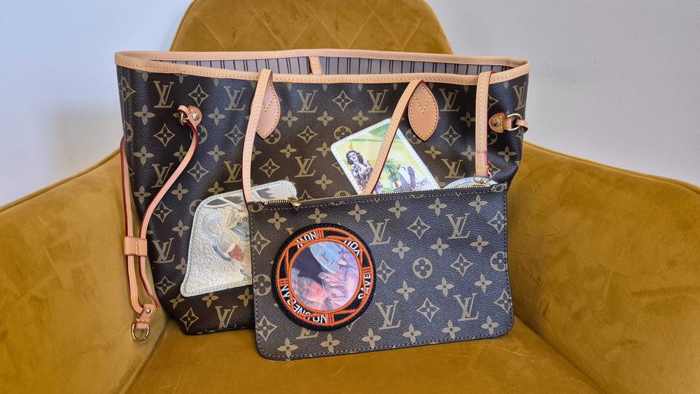 Torebka Louis Vuitton, Neverfull, limitowana, edycja, luksus, skórzana