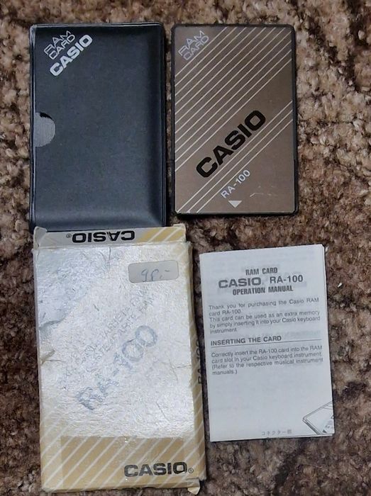 Karta pamięci RA100 do keybordów Casio.