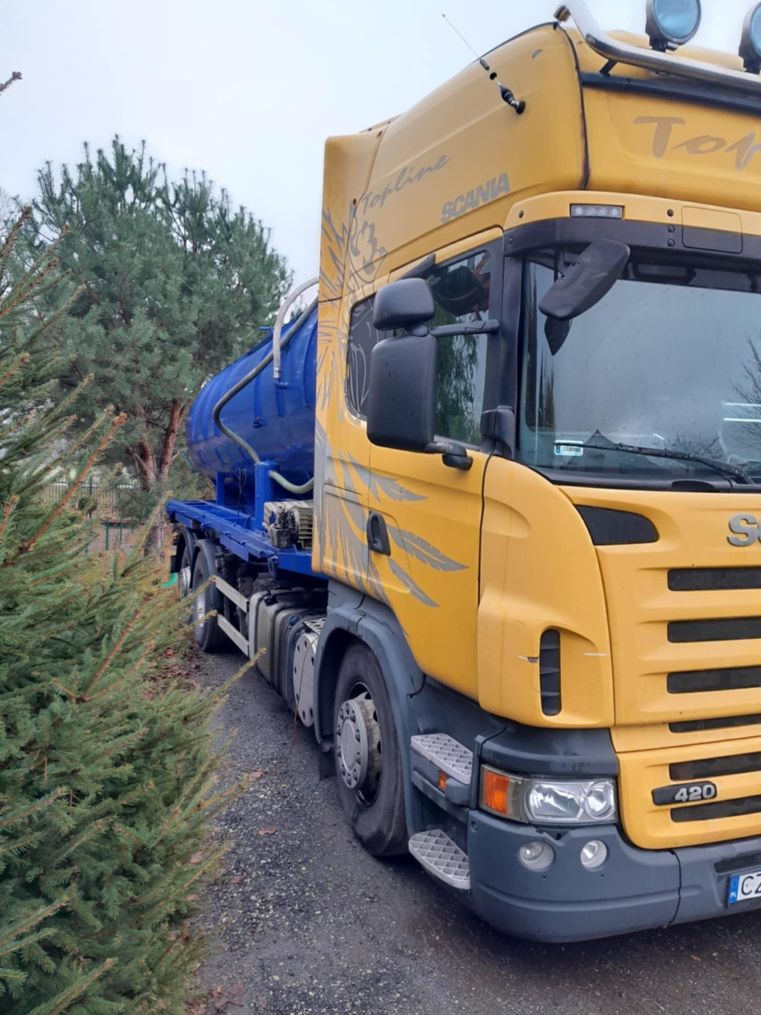 Scania R 420 6x2 BDF asenizacyjna