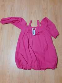 Vestido/tunica rosa choque  da marca viadellrose