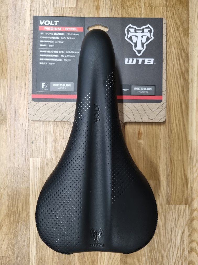 Siodełko WTB Volt Medium Steel 142 x 265mm