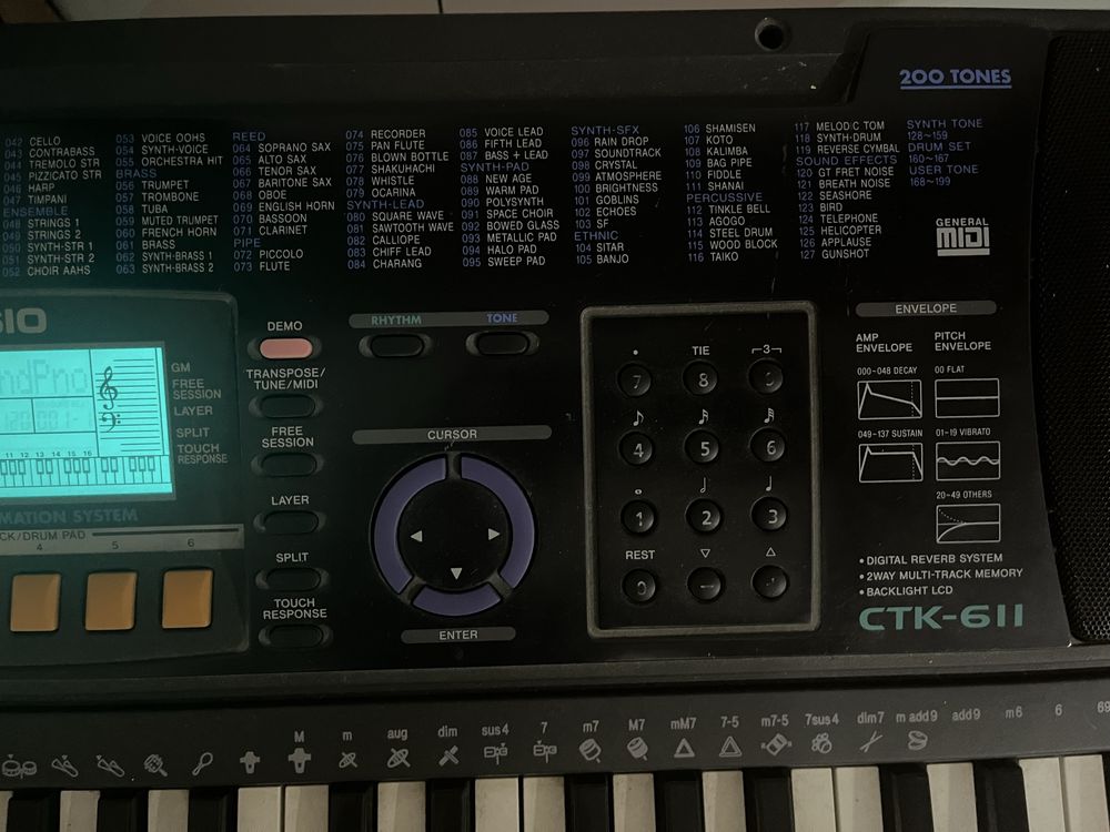 Keyboard Casio CTK-611