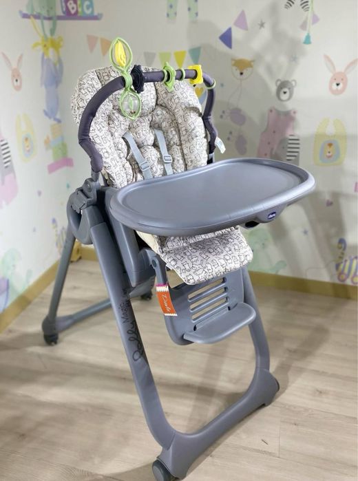 Стільчик для годування Chicco Polly Magic Relax Годувальне крісло чіко