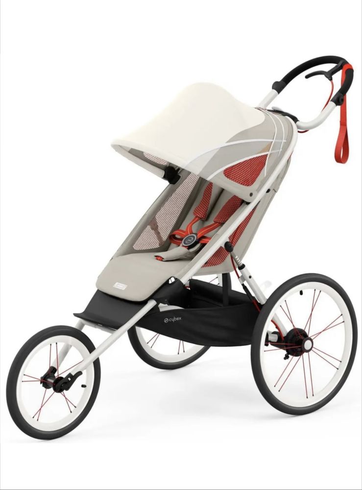 Спортивний біговий прогулянковий візок Cybex Sport Avi Bleached Sand