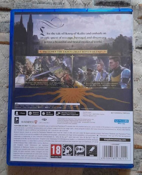 диск PS5 Kingdom Come: Deliverance II ( ukr )