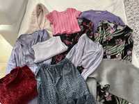 mega paka fiolet zestaw ciuchów ubrań damskich młodzieżowych sieciówki