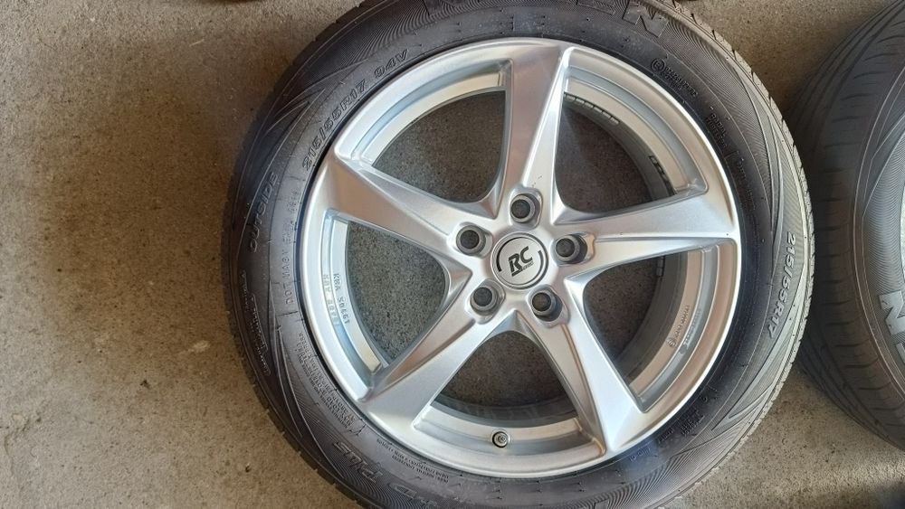 Felgi17 Brock 5x114,3 Nissan Juke Qashqai czujniki opona lato 7mm kpl