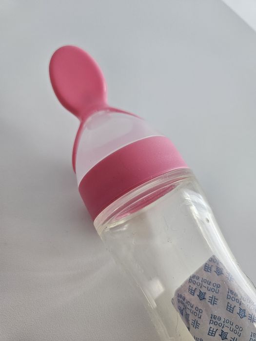 Butelka silikonowa do karmienia z łyżeczką