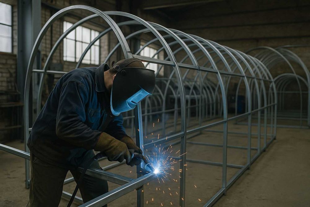 Зварювальник на виробництво металоконструкцій (теплиці)