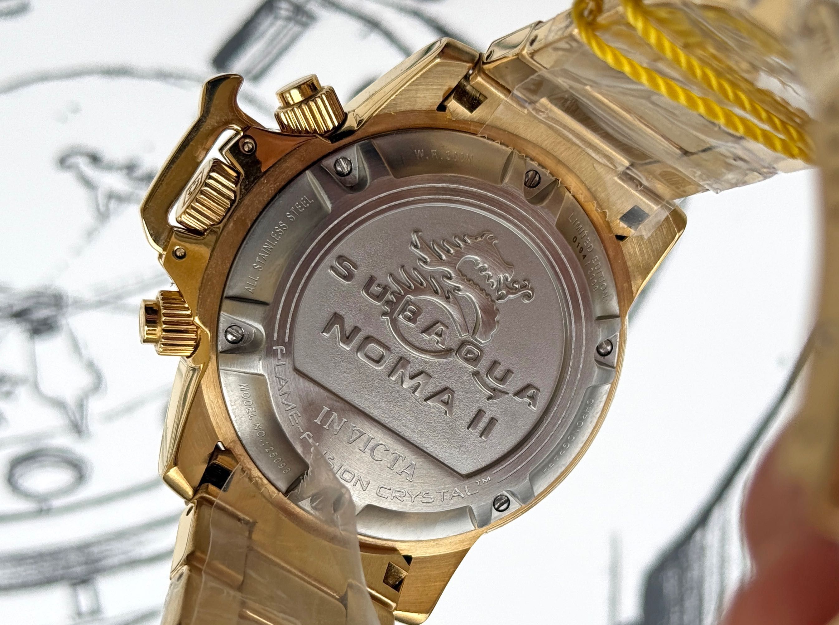 Часы Invicta 25098 Subaqua Noma II 47 mm. Limited Edition 500 MT.