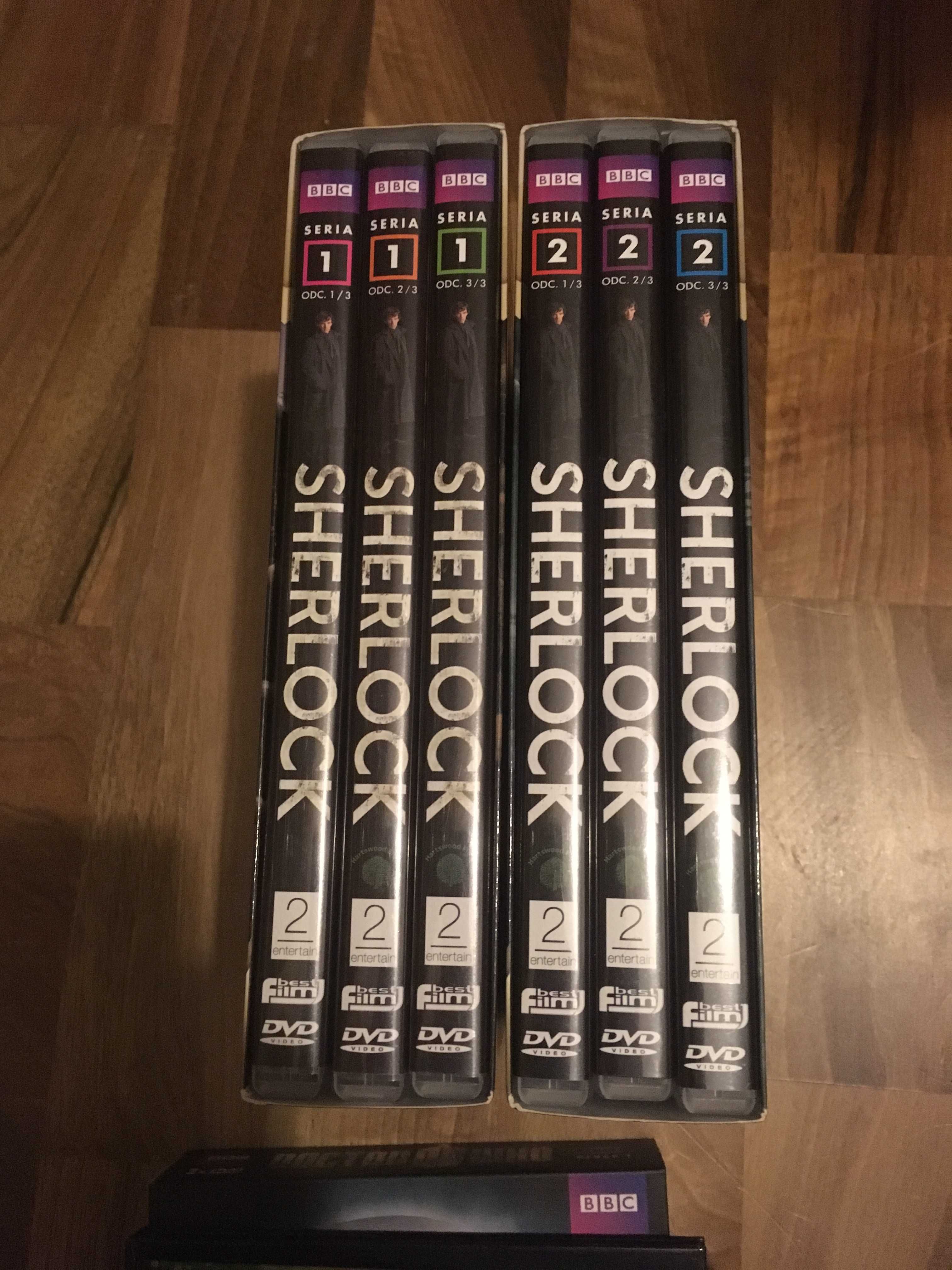 BBC Sherlock DVD sezon 1 i 2