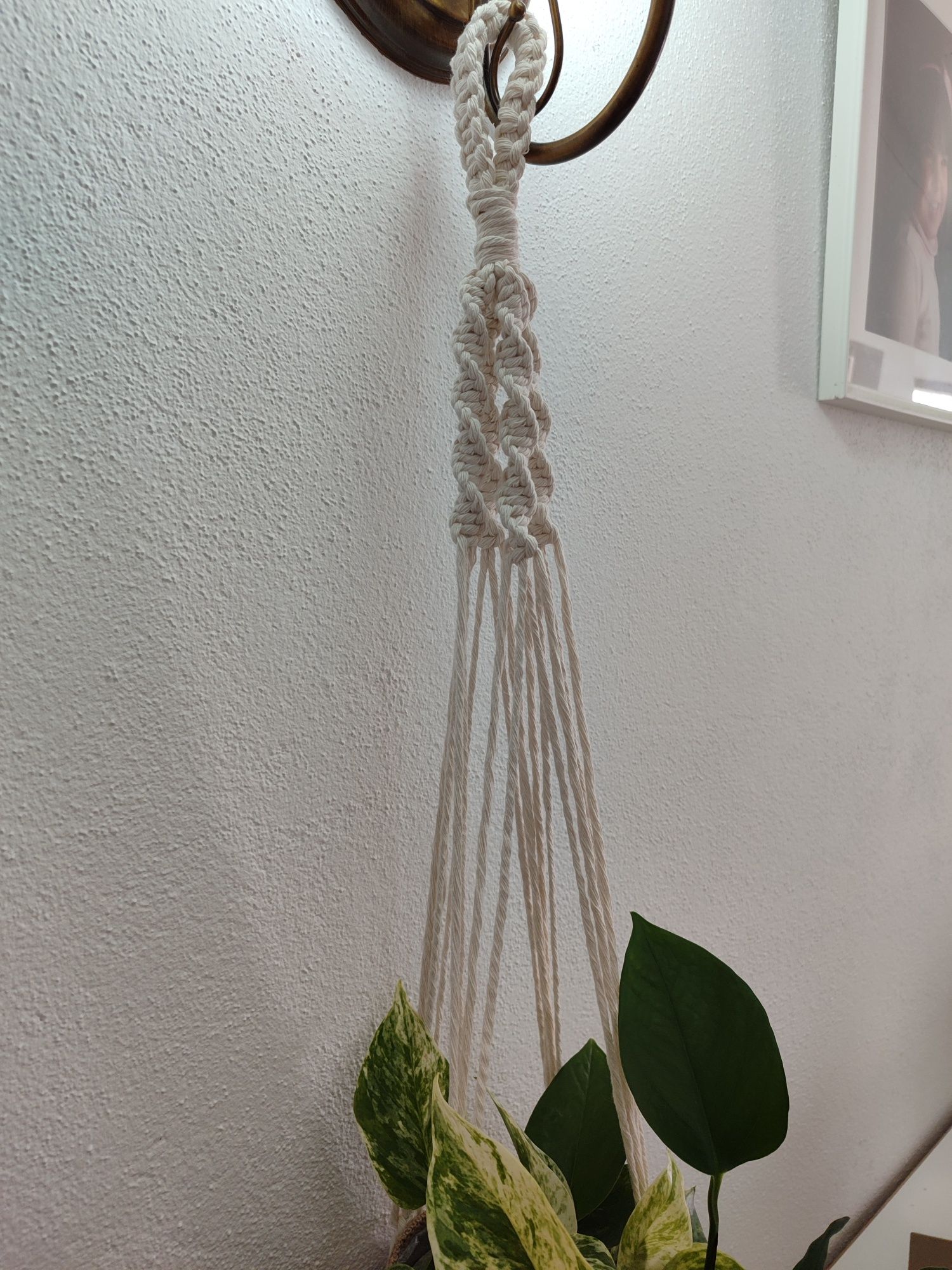 Suporte plantas macramé
